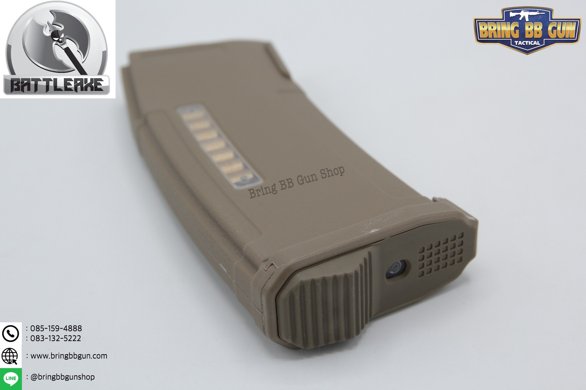 แม็กกาซีน M4 ยี่ห้อ Battle Axe แบบstand ❌ไม่ต้องปั่น❌มี4ทรงให้เลือก ทรง P-mag / ทรง EPM / ทรง 002 / ทรง IMI Lancer