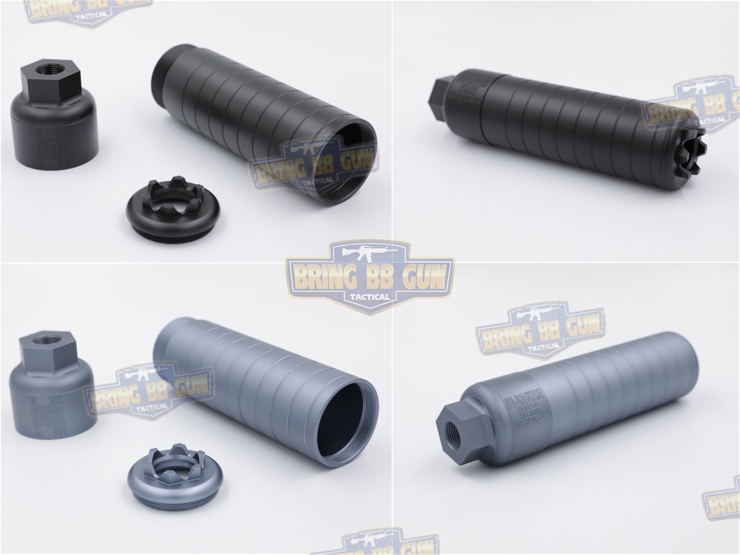เก็บเสียง ทรง Sig Sauer รุ่น SRD556 (Sig Sauer Suppressor) (Sig MPX/MCX SRD556 Suppressor) (SRD556 Milk Bottle Suppressor)