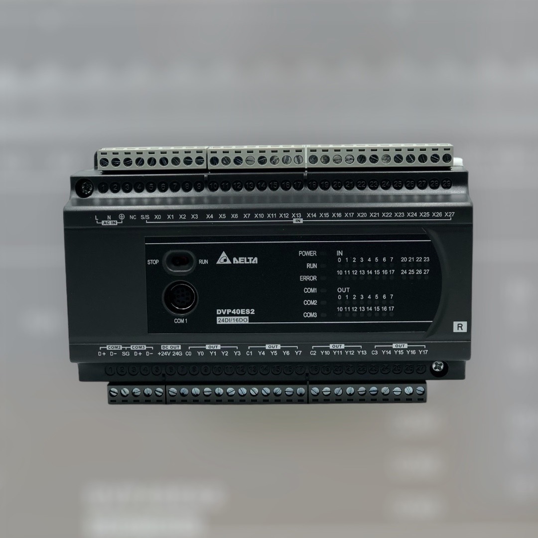 Delta PLC DVP40ES200T 24DI/16DO 220V (Transistor)