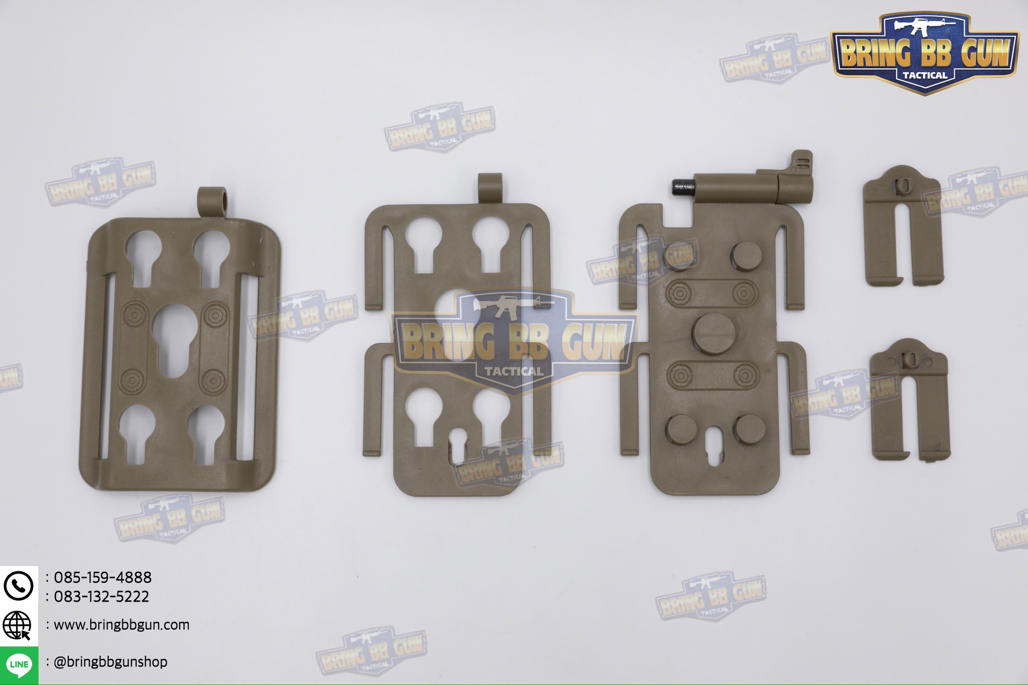 Adapter Molle ปลดไว (ตัวปลดไวสำหรับ Molle) Orpaz Modular System OMS Inserts & Receivers OMS MOLLE Inserts & Receiver Attachment Belt Loop Hunting Vest Magazine Pouch Connection Quick