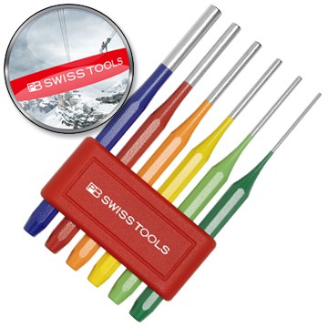 PB Swiss Tools เหล็กส่งชุด รุ่น PB 755 BL RB สีรุ้ง (6 ตัว/ชุด) ของแท้ 100% onebanmor