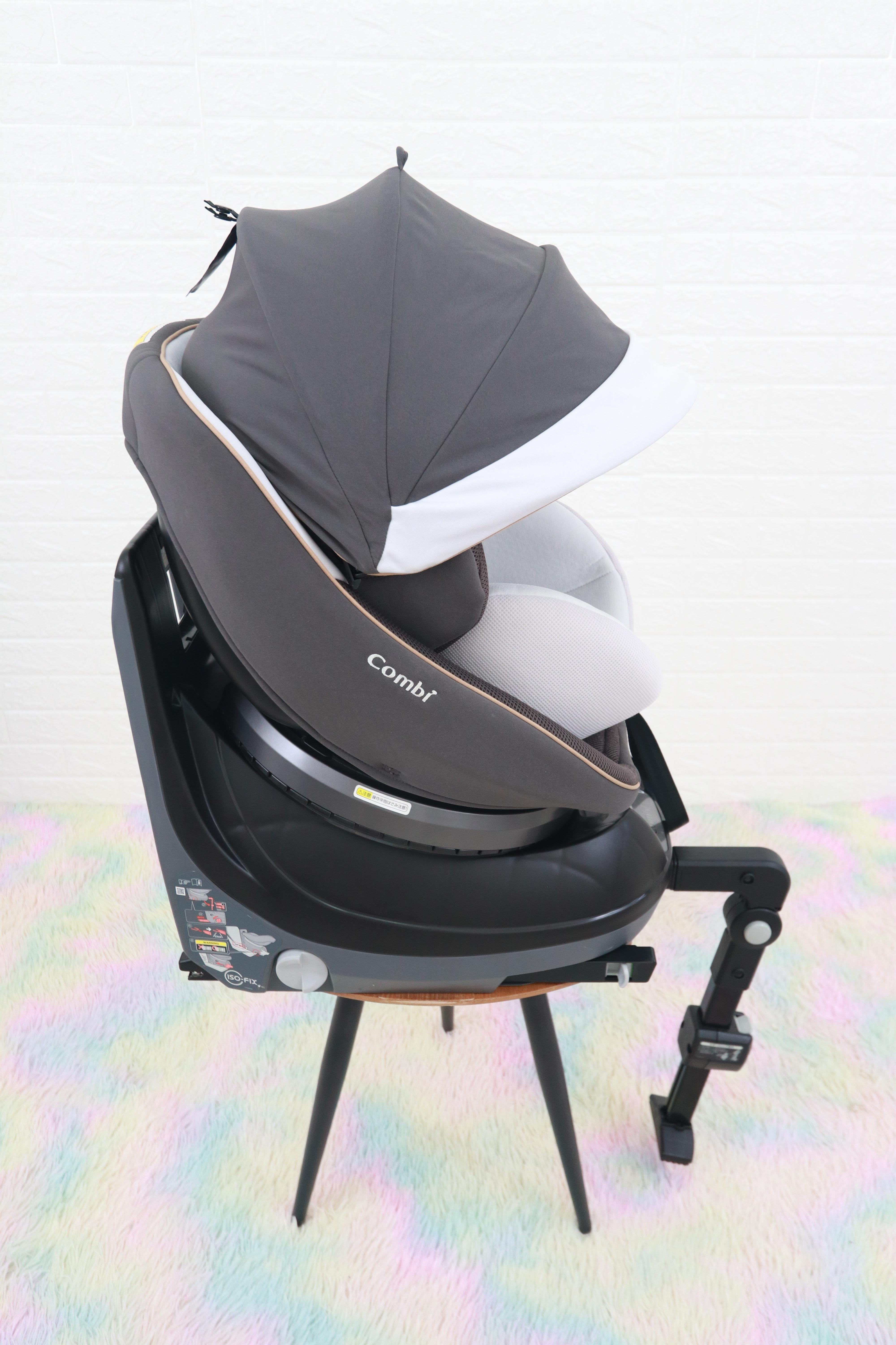 [สินค้าฝากขาย] คาร์ซีทมือสอง Combi Culmove Smart ISOFIX Egg Shock JL-590 Dark Grey