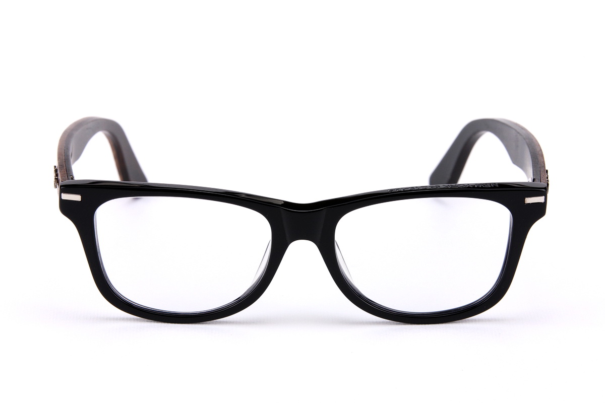 กรอบแว่นสายตาขาไม้ Weekend Duet Collection New York Black (Dark)