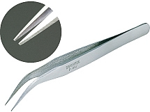 แหนบปลายโค้ง(BENT NOSE TWEEZERS) Hozan P-887