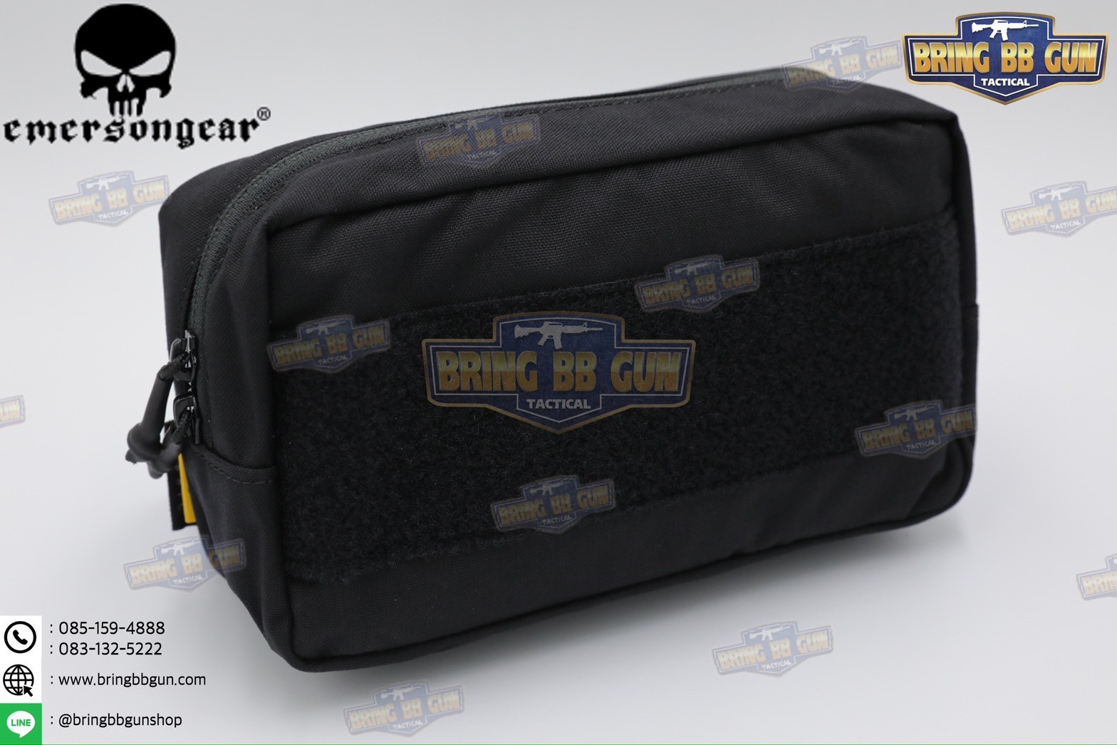 กระเป๋าจิงโจ้ติดเสื้อเวส ทรงสี่เหลี่ยม ยี่ห้อ Emerson (Emersongear Tactical Action Pouch) (Armor Carrier Drop Pouch) (Lower Accessories Pouch) (Drop Pouch)