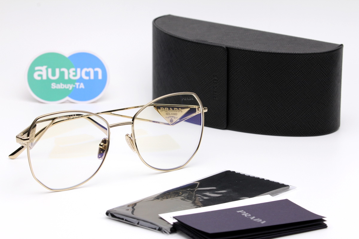 Prada PR57YS ZVN08N Clear Blue Light Filter