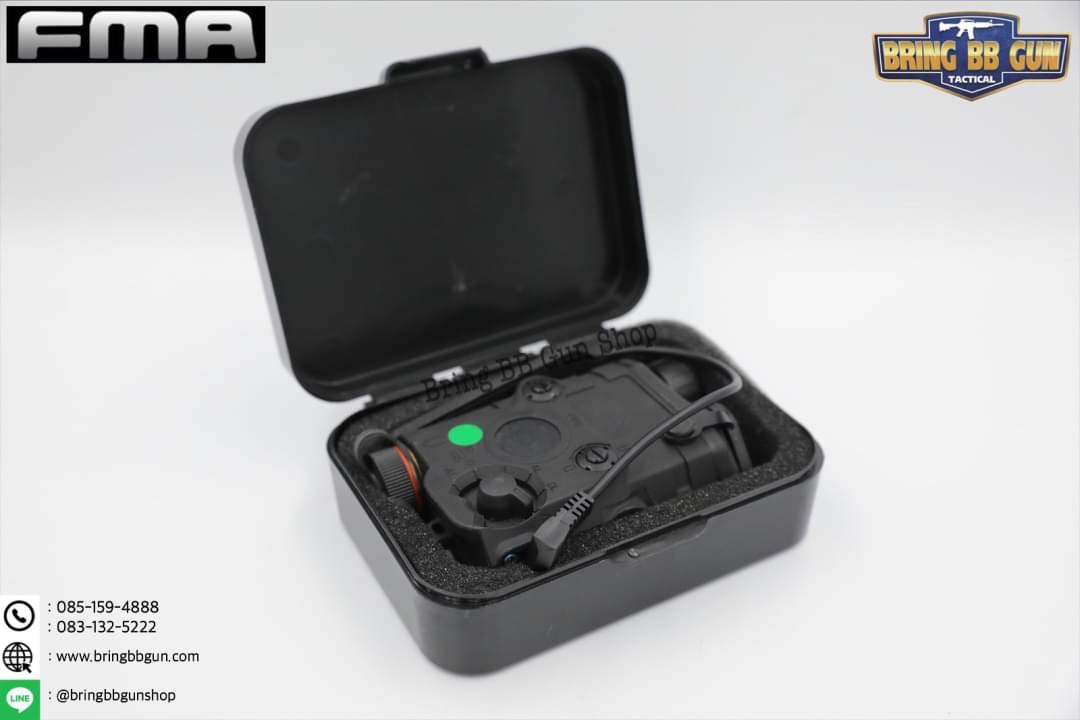 ไฟฉาย+เลเซอร์สีแดง PEQ-15/LA-5C UHP ยี่ห้อ FMA (กล่องแบตไฟฉาย+เลเซอร์สีแดง)