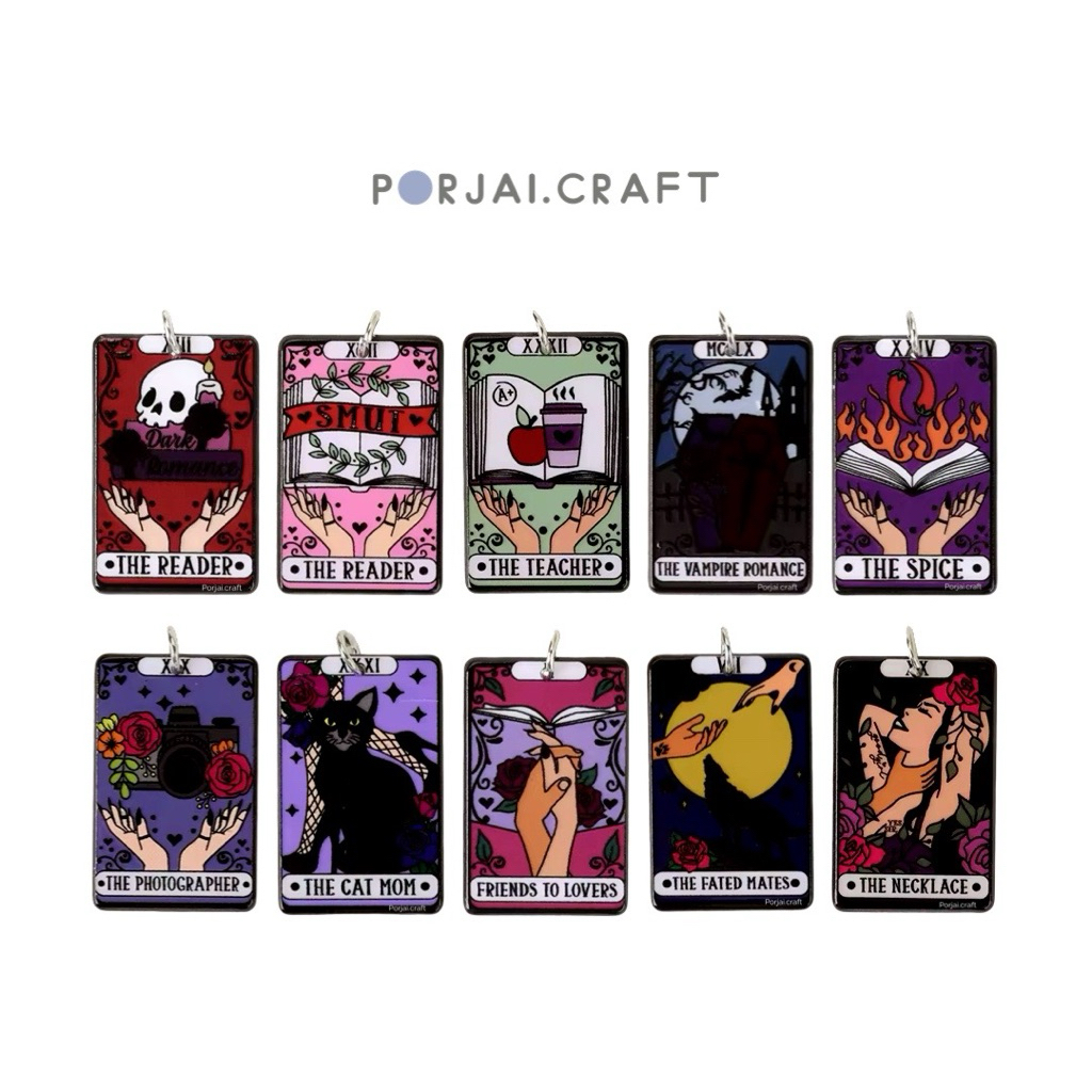 จี้ไพ่ทาโรต์ Tarot-Inspired Acrylic Pendants 41mm