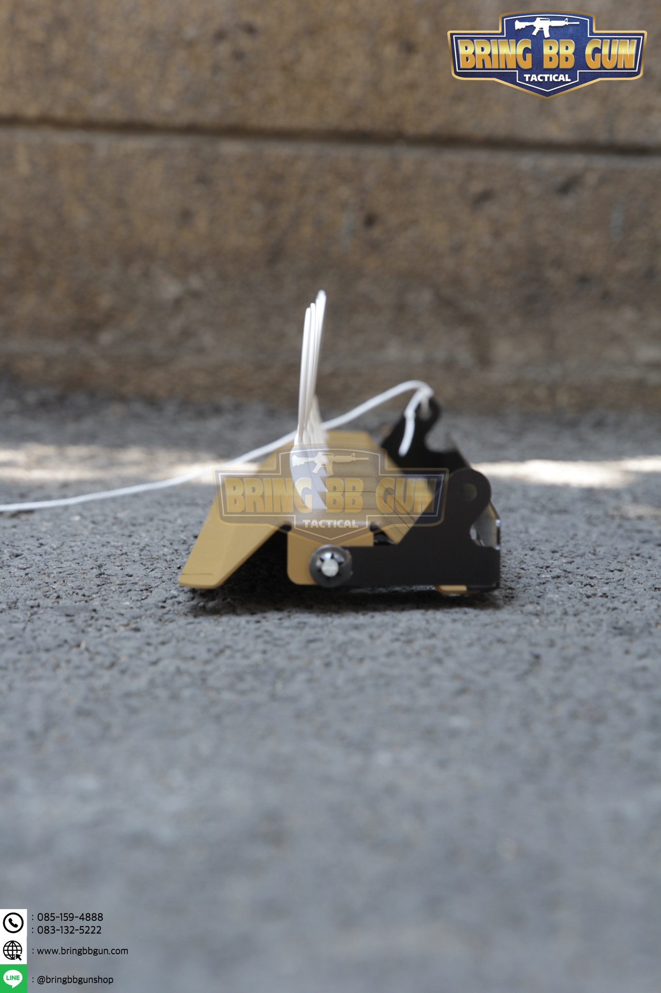 เป้าเพลตเหล็กสำหรับฝึกซ้อมยิงปืนบีบีกัน รุ่น ตั้งพื้นแถวเรียง (The Plate Rack)