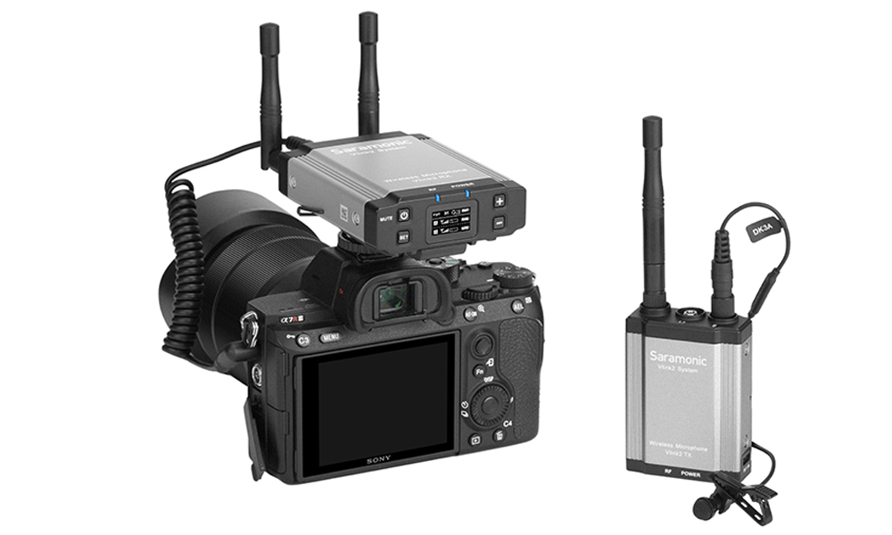 Saramonic Vlink2 Kit1 (TX+RX) ไมโครโฟนไร้สาย 2.4 GHz