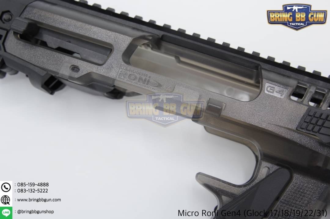 ชุดประกอบปืนสั้น Micro Roni Gen4 สำหรับปืนGlock17/18/19/22/31 (Toy Version)