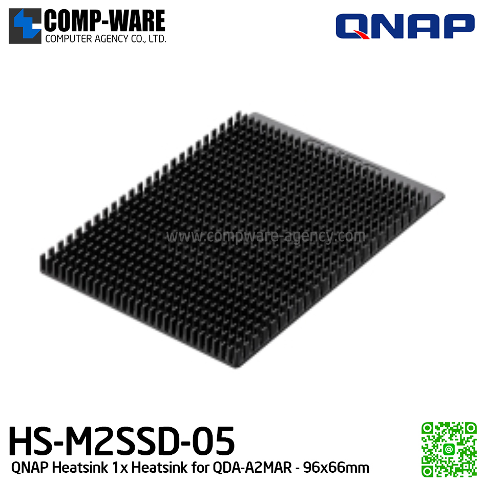 QNAP Heatsink HS-M2SSD-05 1x Heatsink for QDA-A2MAR - 96x66mm - Spare Part