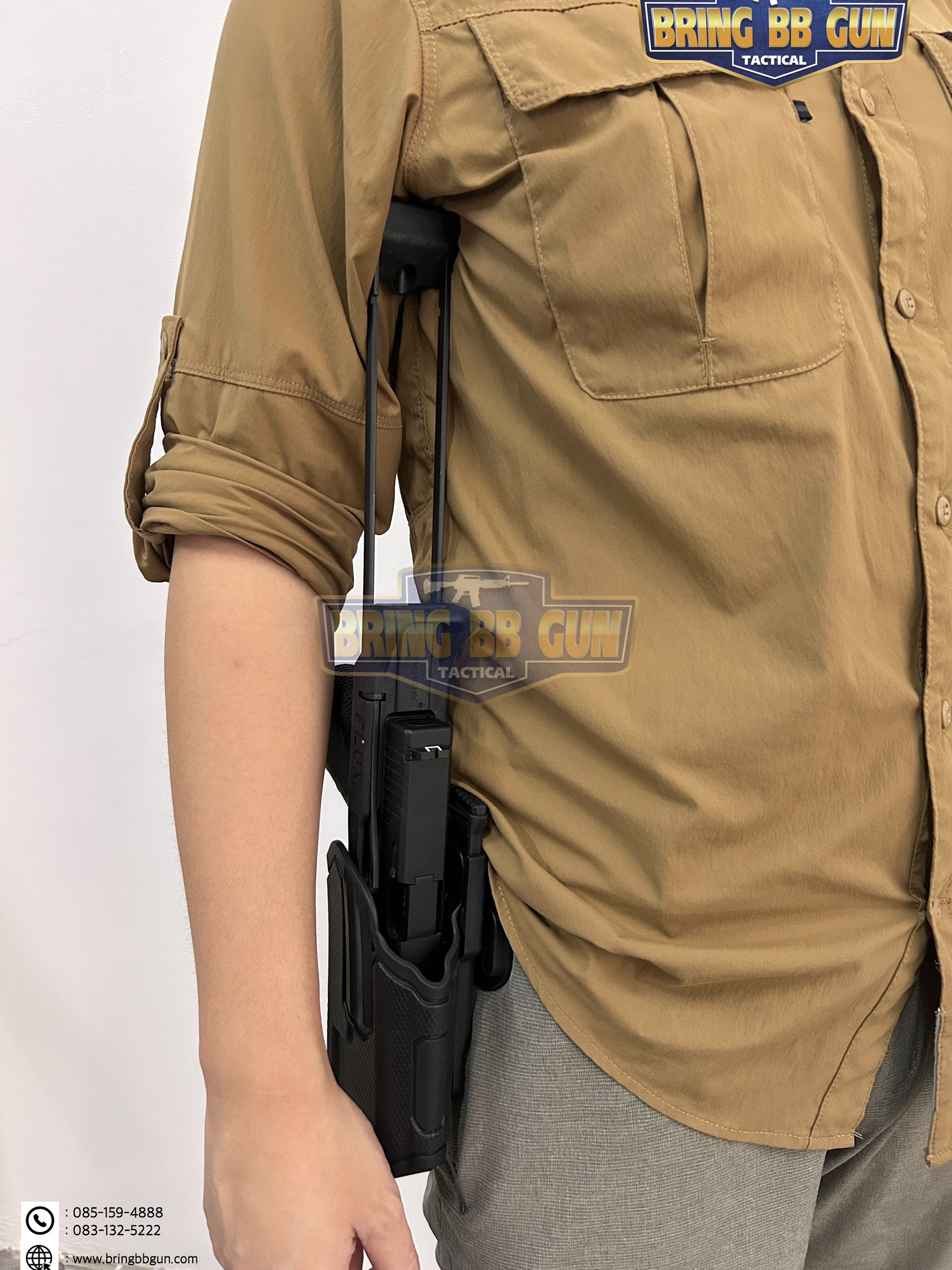 ซองปืนพกนอกปลดนิ้วโป้ง Black Hawk รุ่น Omnivore (Omnivore Multifit Holsters) (ซองปืน+ไฟฉาย)