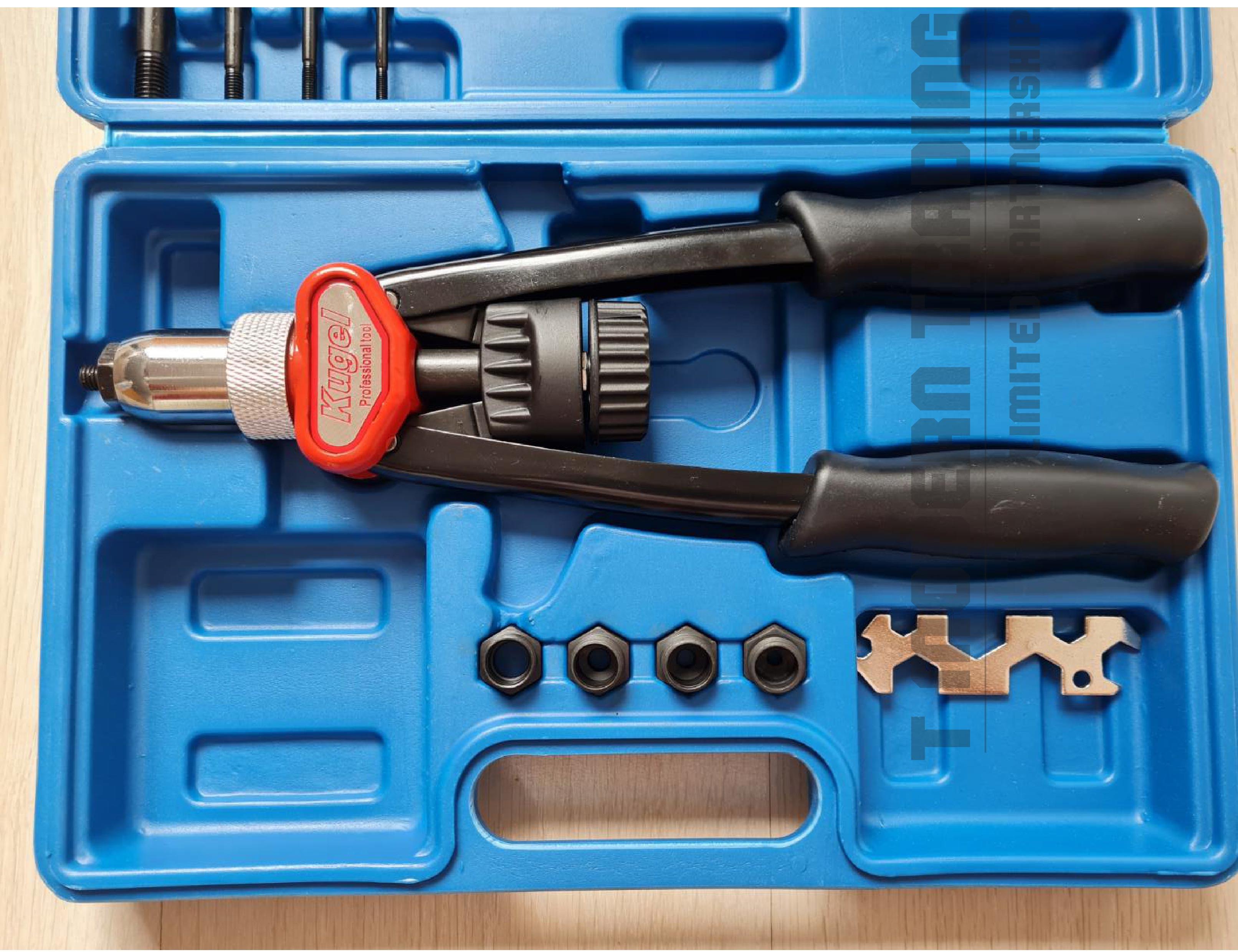 KUGEL ชุดคีมย้ำรีเวทนัท (Nut Riveter Set ) M4-M10