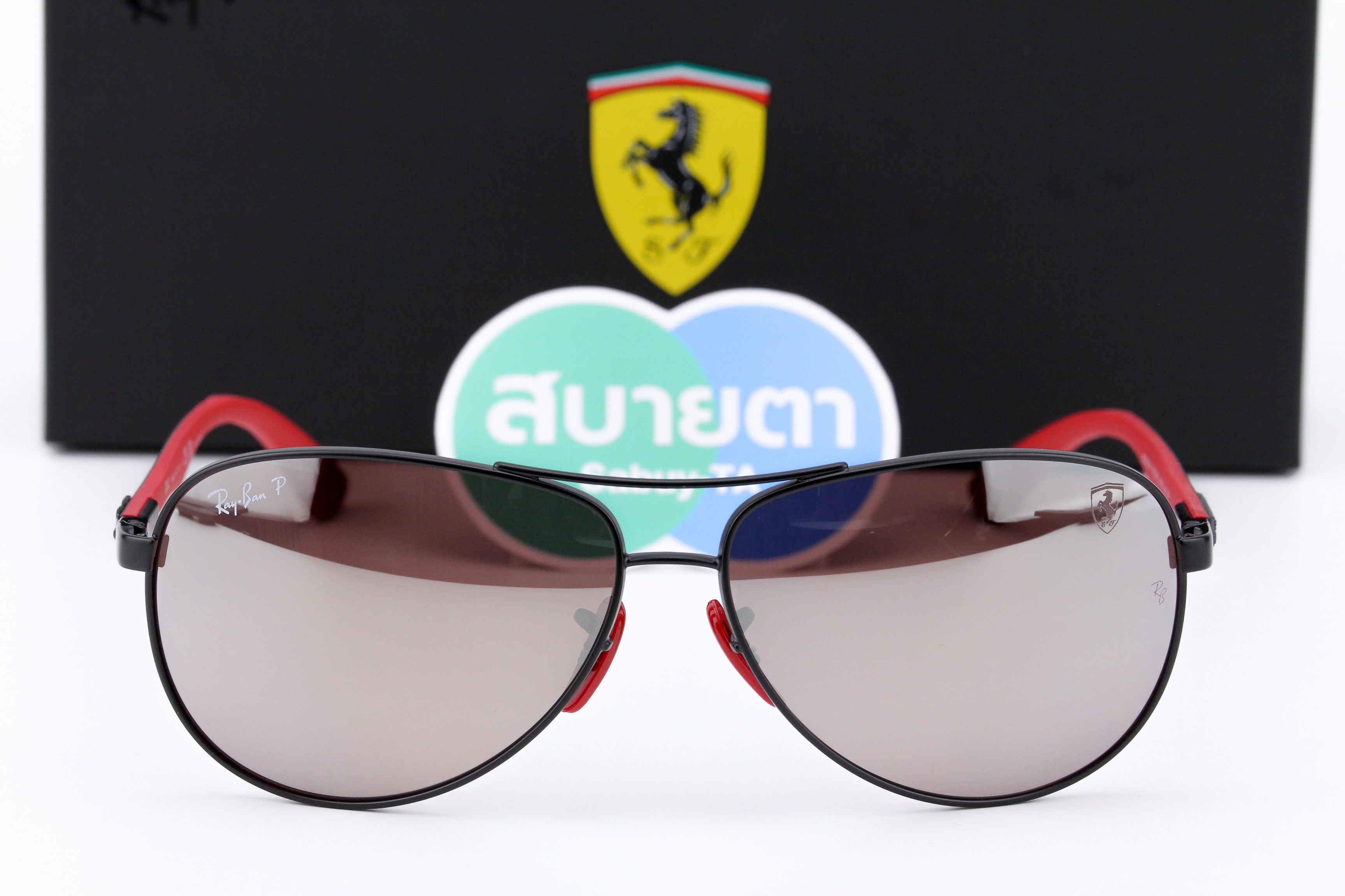RayBan Ferrari Collection RB8313M F002H2 Polarized Lens