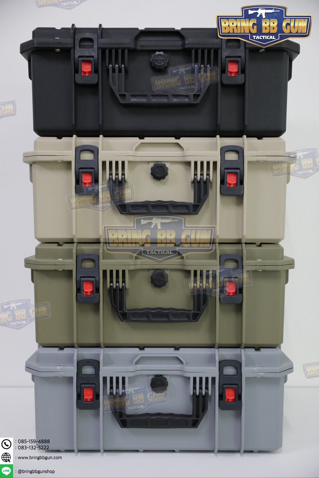 กล่องปืนสั้น Plasma Case รุ่น P04 (SW1022) (เคสกันกระแทรก Plasma) (กล่องกันกระแทก)