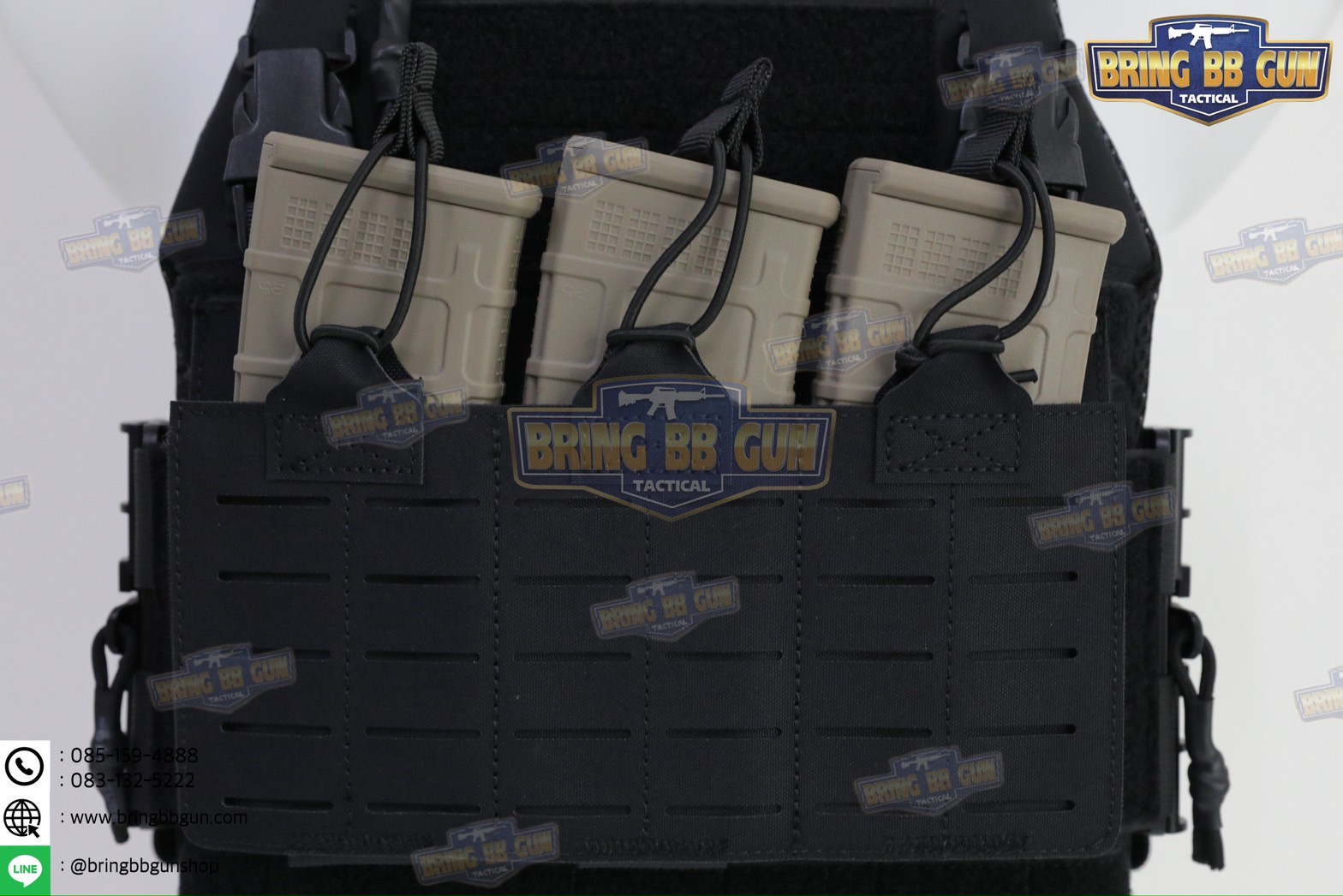 เสื้อเวส FCSK 3.6 (เสื้อเวส FCSK 3.0 + เพ้าแม็กกาซีน UTA (5.56 แบบ3ช่อง)) (FCSK 3.6 Plate Carrier) (FCSK 3.0 + UTA Front Flap)