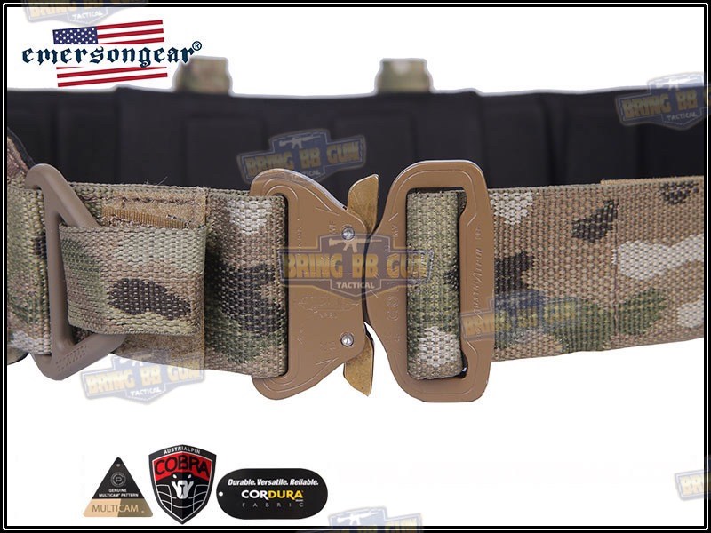 เข็มขัดยุทธวิธี รุ่น Cobra แบบมีนวม ยี่ห้อ Emerson (EmersonGear COBRA Battle Belt) (Battle Belt) (War Belt)