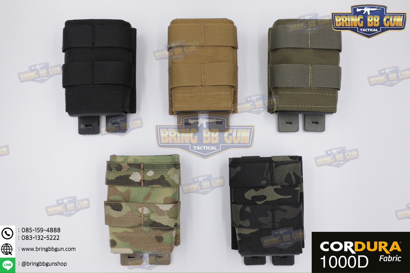 เพ้าแม็กกาซีนปืนยาว ทรง ESS รุ่น 5.56 (ซองแม็กกาซีนแบบเดี่ยว ESS รุ่น 5.56) (FAST 5.56 Single Soft Pouch)