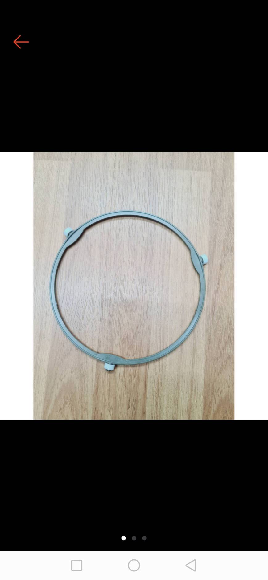 0000114 วงล้อหมุนจาน วงล้อรองจาน รองจาน ไมโครเวฟ แบบกลม เตาอบ ไมโครเวฟ ชิ้นส่วนรอบรูป ถาด หมุน แก้ว แผ่น ช่วยเสริม 6.57