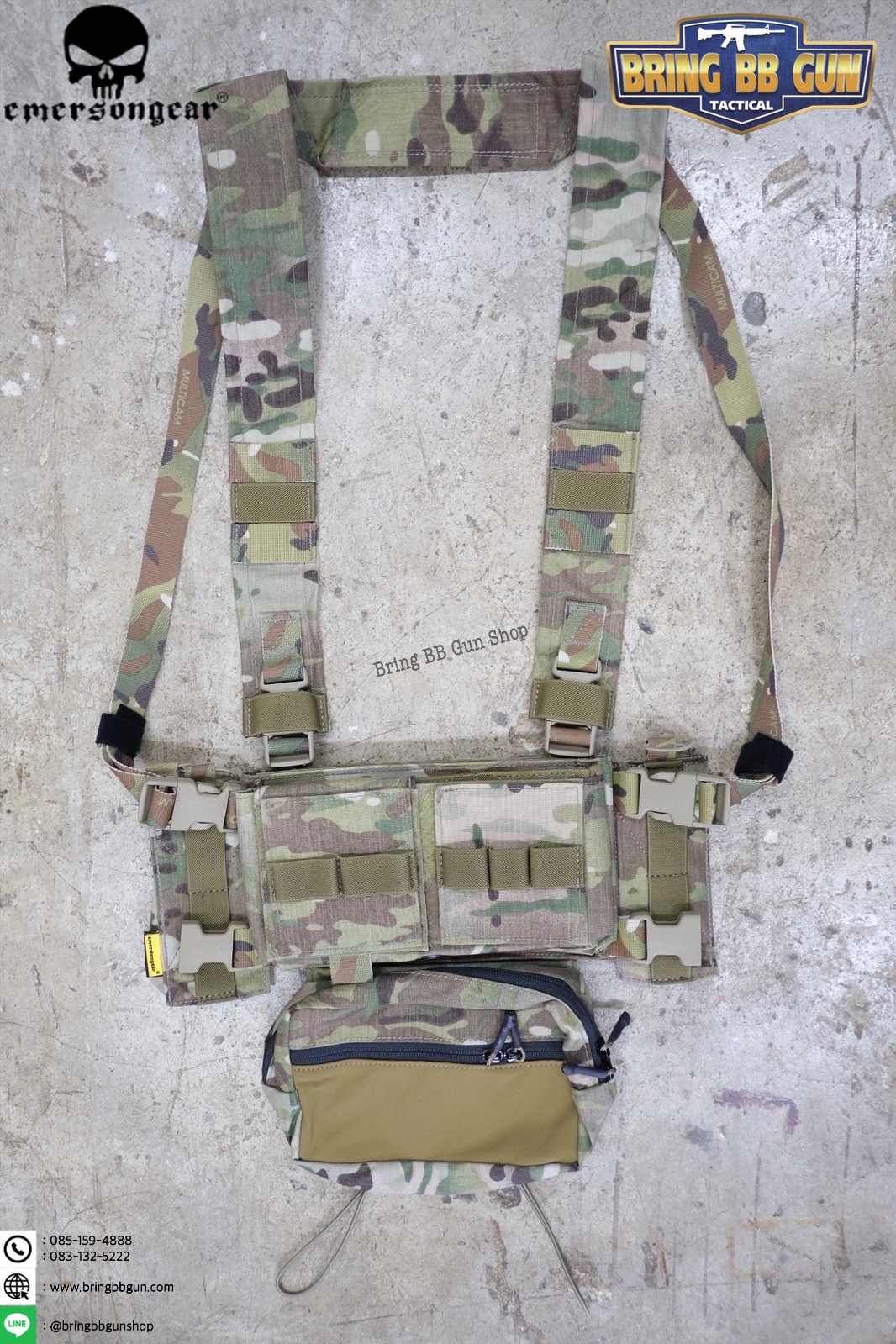 Micro Fight Chissis MK3 Chest Rig ยี่ห้อ Emerson