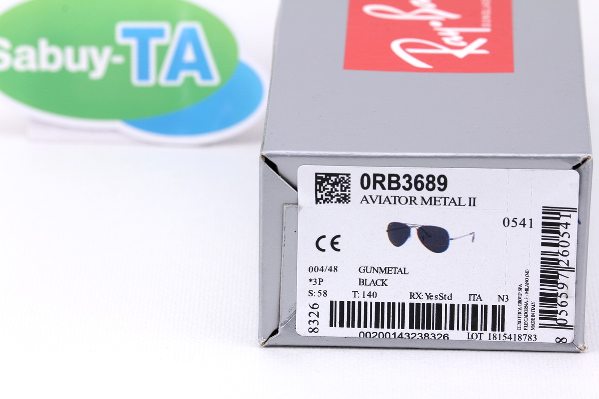 RayBan Aviator RB3689 004/48 Polarized Lens