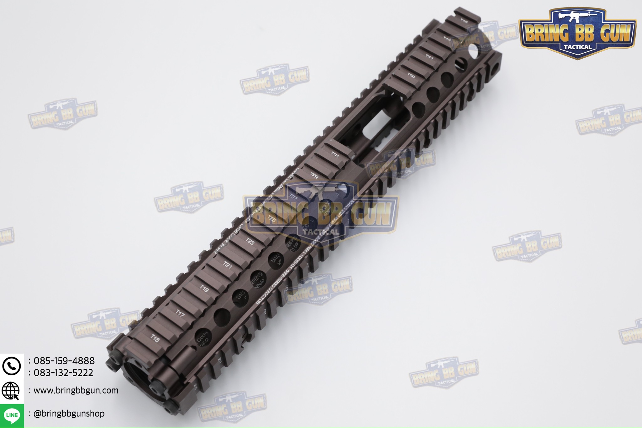 ชุดหน้า ยี่ห้อ Daniel Defense MK18 FSP RIS II รุ่นความยาว 12.5" ระบบราง Picatinny (ราง20mm.) (M4A1 FSP RAIL INTERFACE SYSTEM) (RIS II) (Front Sight Post) (FSP)