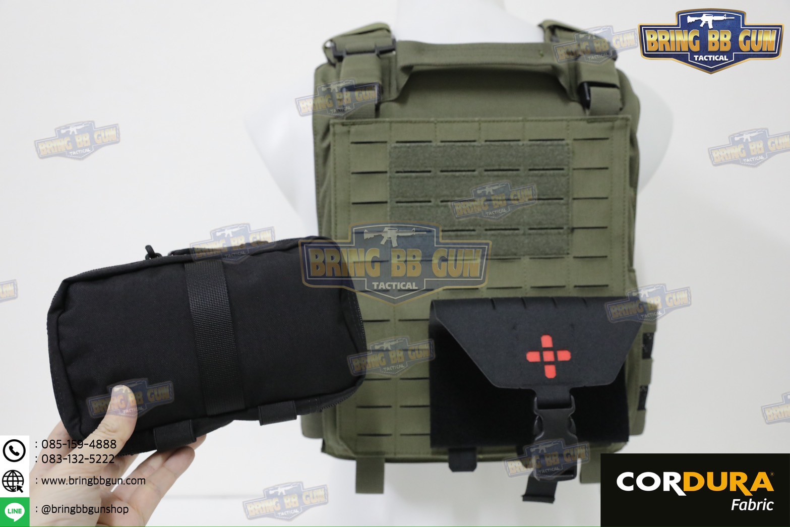 กระเป๋าพยาบาลสนาม B04 ทรง CT Resgear IFAK (แบบกระตุกไว) เพ้า IFAK รุ่น B04 (IFAK Pouch) (Medic Pouch)