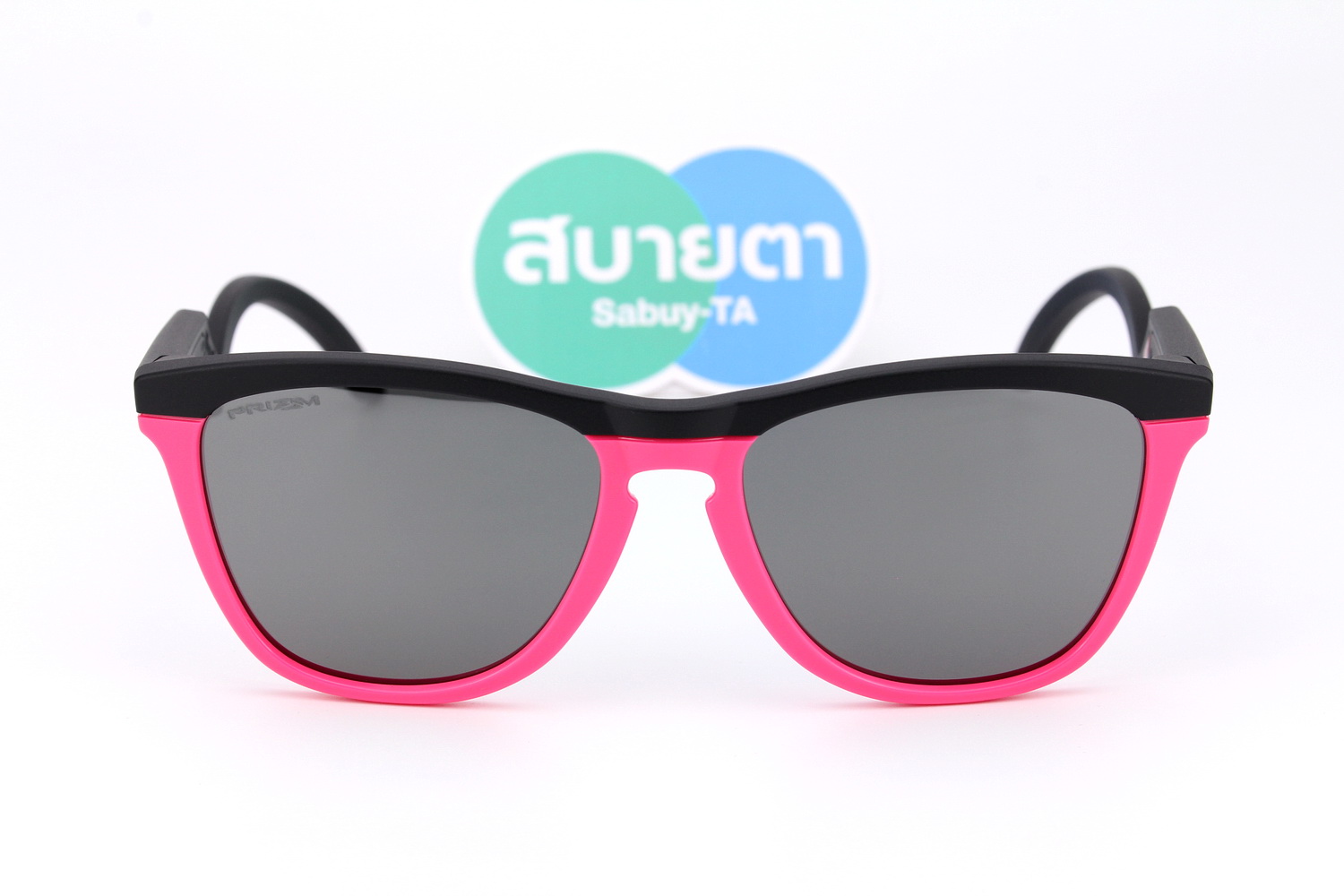 Oakley Frogskins Hybrid Prizm Black/Matte Black-Neon Pink SKU#OO9289-04