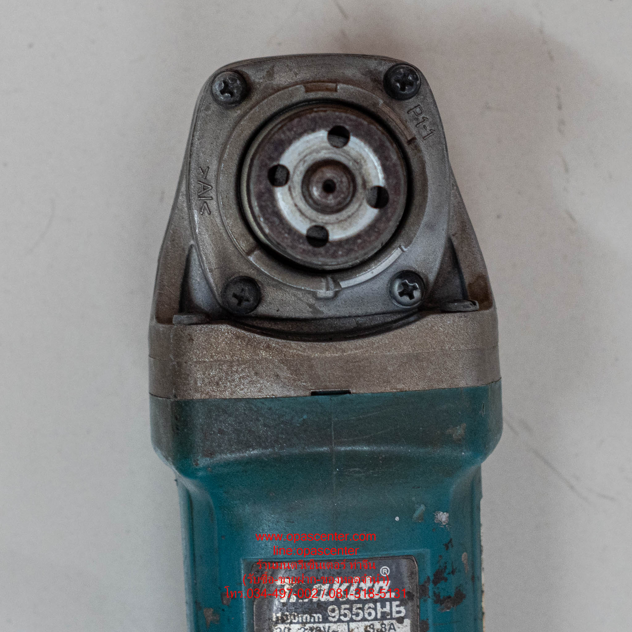 เครื่องเจียรไฟฟ้า มากีต้าร์ MAKITA 4 นิ้ว 840 วัตต์ รุ่น 9556HB สวิทซ์ท้าย ความเร็วรอบ 11,000 รอบ/นาที ของแท้ มือสอง สภาพดี