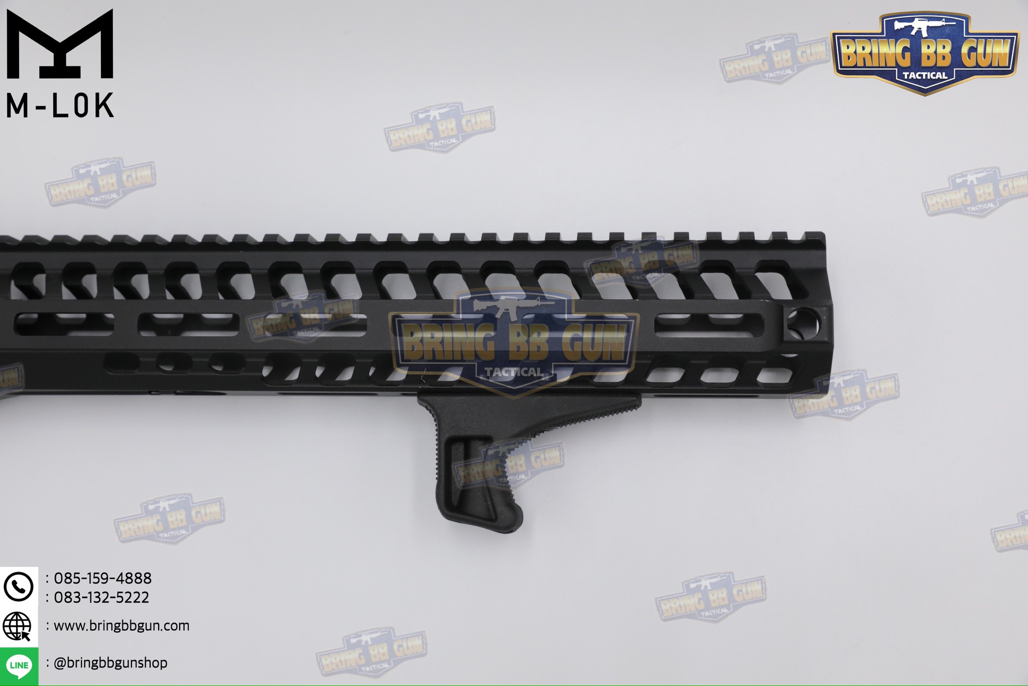 กริ๊ปมือหน้า BCM KAG (Angled Foregrip) (Kinesthetic Angled Grip) (ใช้ได้กับชุดหน้าระบบราง M-Lok เท่านั้น)