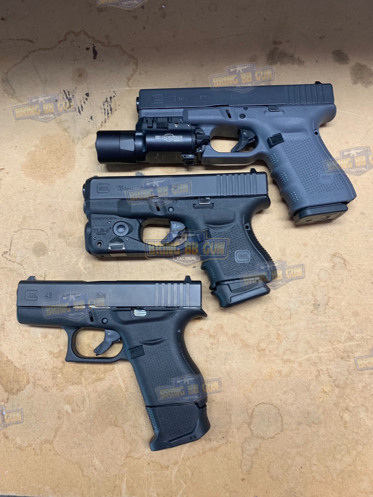 ส้นแม็กกาซีน Glock 43 (ตูดแม็กกาซีน) (Extended Magazine)