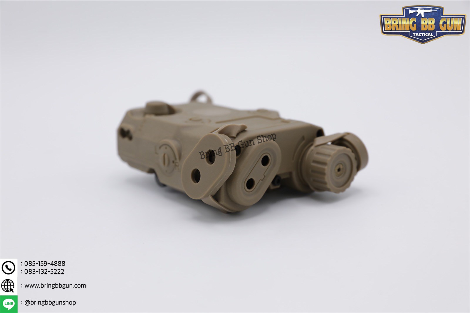 กล่องPEQ เลเซอร์ชี้เป้าสีแดง (สามารถเก็บแบตเตอรี่ได้)