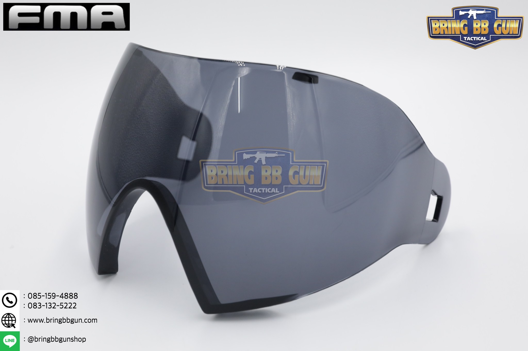 เลนส์หน้ากาก F1 ยี่ห้อ FMA รุ่น เลนส์1ชั้น