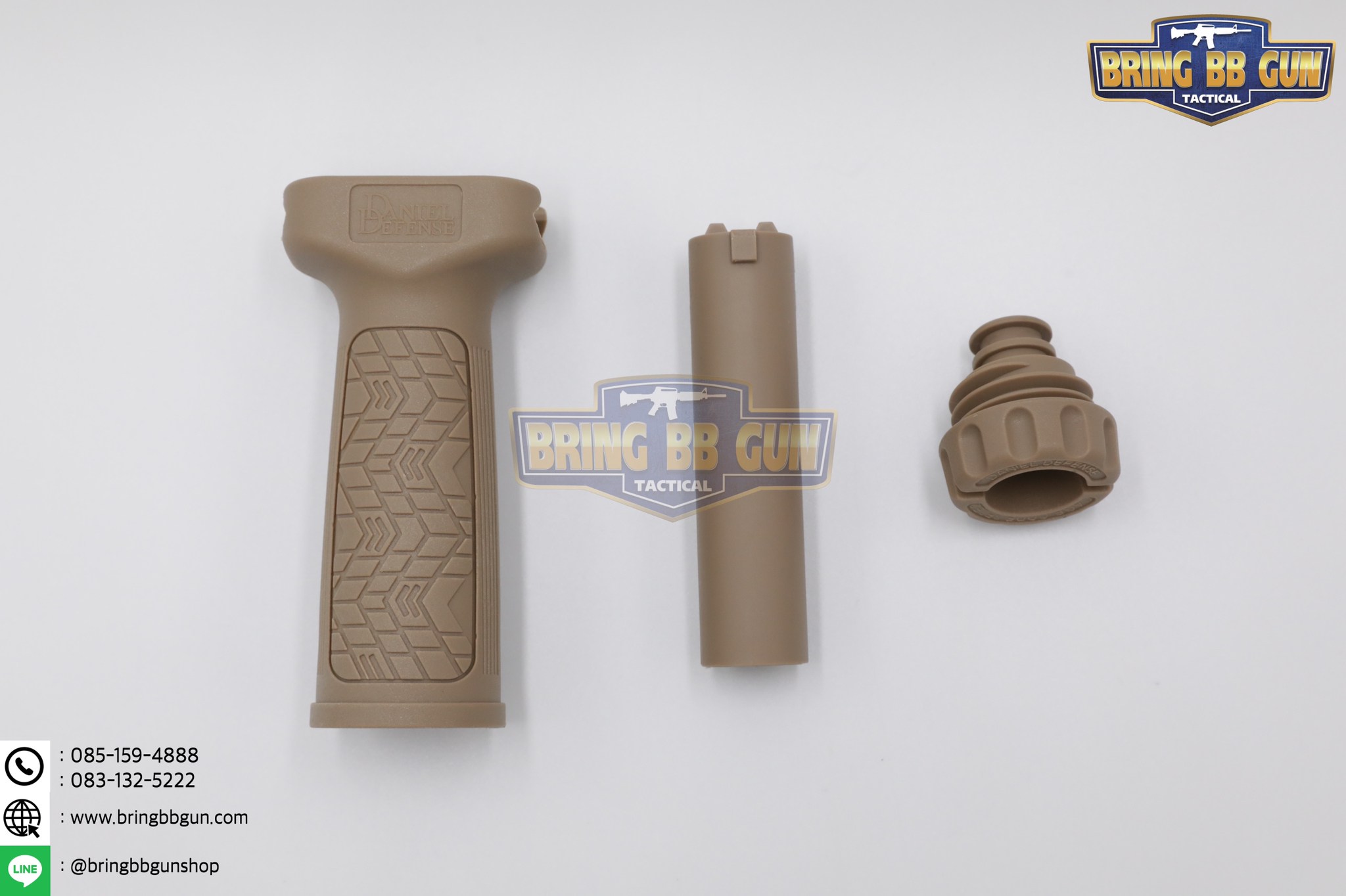 กริ๊ปมือหน้า Daniel Defense รุ่น จับราง 20mm. (DANIEL DEFENSE VERTICAL FOREGRIP - Picatinny)