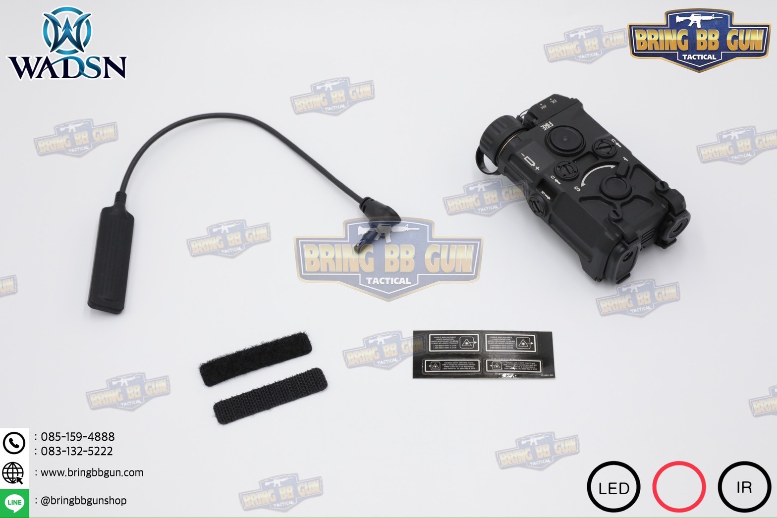 กล่อง Eo-tech OGL ยี่ห้อ WADSN รุ่น พลาสติก (เลเซอร์ชี้เป้าสีแดง) (OGL) (EOTECH OGL) (ON-GUN-LASER)