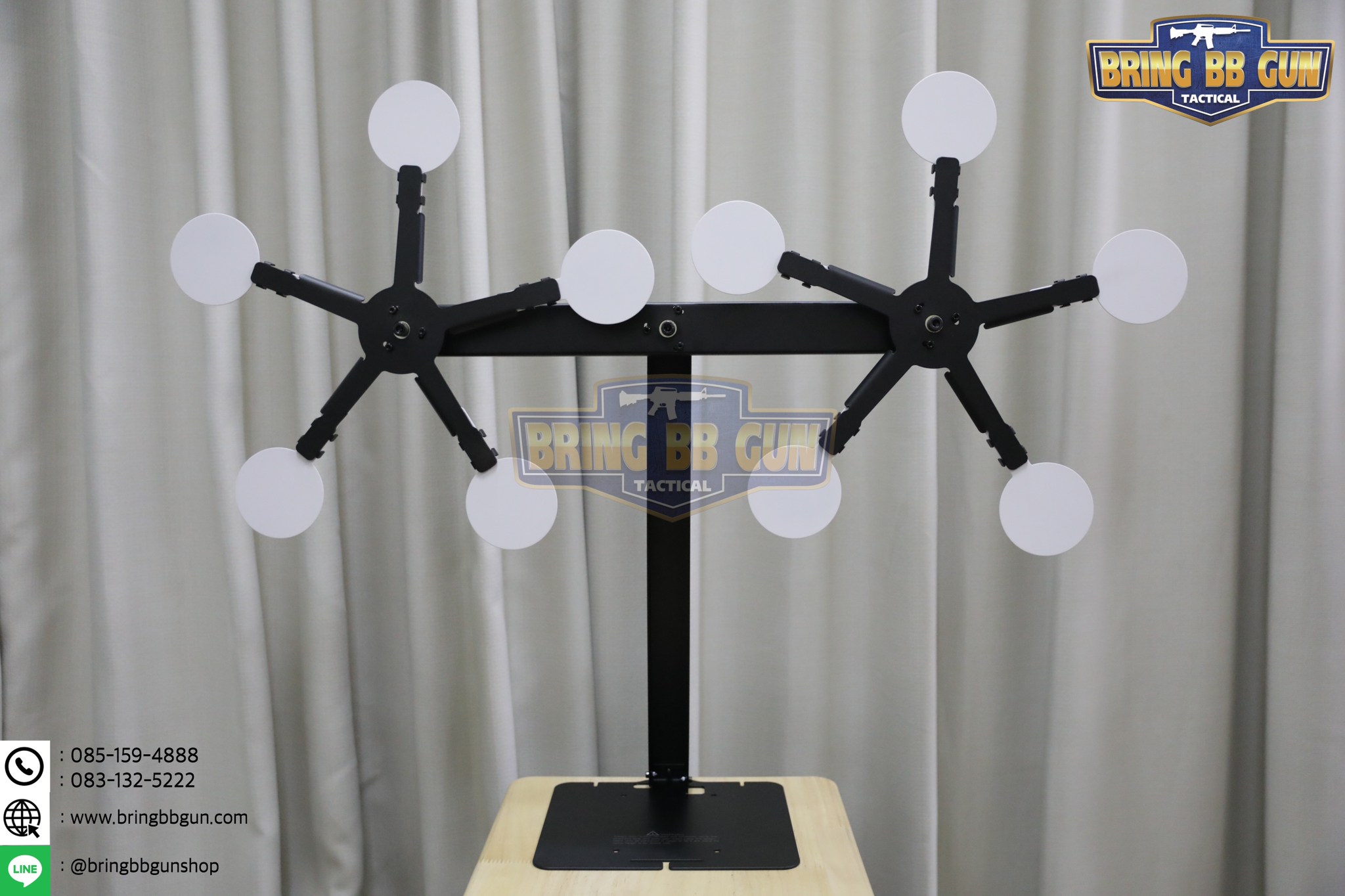 เป้าเพลทเหล็กสำหรับฝึกซ้อมยิงปืนบีบีกัน รุ่น 2XTexas Star