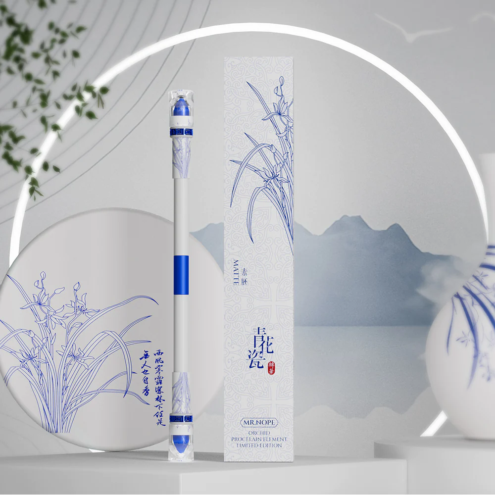 ปากกาควง Porcelain Orchid Element Limited Edition โดย Mr.Nope