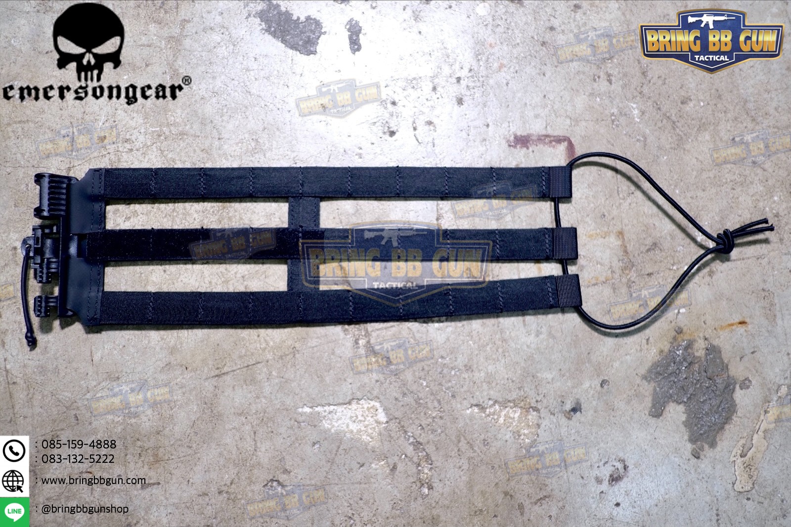 ชุดเซ็ตปลดเสื้อเกราะไว (ชุดสายโอบ-ปลดไว) ยี่ห้อ Emerson (Vest single point quick release Mesh Cummerbund) (Quick Release Cummerbund Set)