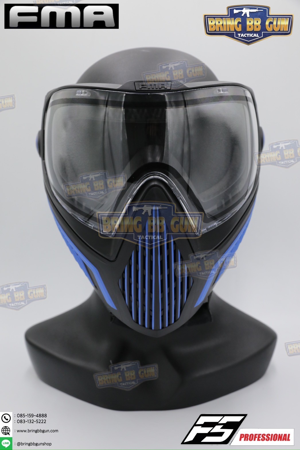 หน้ากาก F5 ยี่ห้อ FMA (FMA F5 STORM GOGGLE MASK) (F5 Professional) (Storm Goggle Mask)