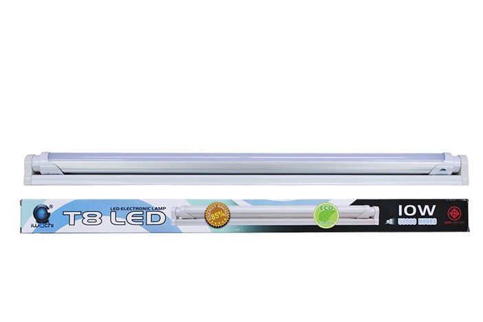 หลอดพร้อมราง IWC-SET-BK-T8-10W-180-MK มีแสงขาวและวอร์มไวท์