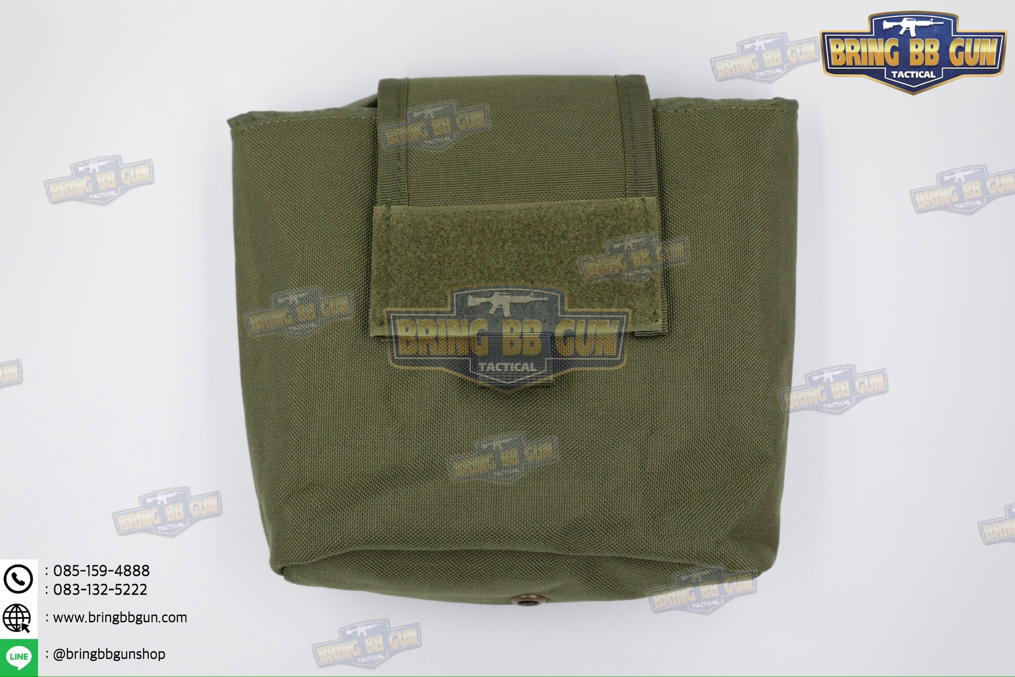 ถุงทิ้งแม็กกาซีนแบบพับได้ B01 (ถุงเก็บอุปกรณ์) (Tactical Storage Bag) (Folding Magazine Recycling Bags) (Drop Pouch) (Dump Pouch)