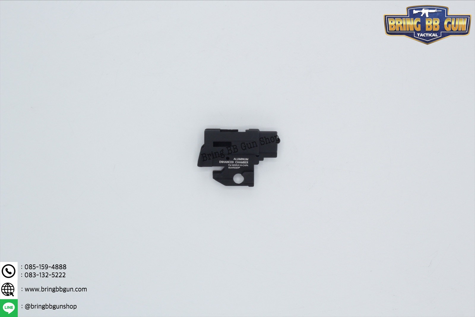 เรือนฮอปปืนสั้น (Guarder Hop Up Chamber) มี3รุ่นให้เลือก #รุ่นGlock (สำหรับปืน Glock 17/18c/34) #รุ่นM1911 (สำหรับปืน M1911) #รุ่นHi-capa (สำหรับปืน Hi-capa 4.3/5.1)