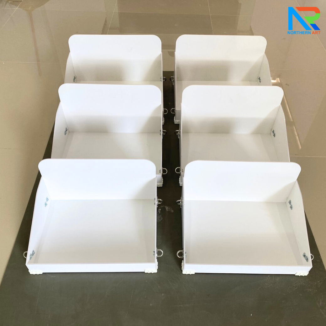 SAMPLING MOBILE TRAY ถาดแจกเคลื่อนที่ ขนาด (W)40 x (D)30 x (H)23 cm. พร้อมสายคล้องคอ