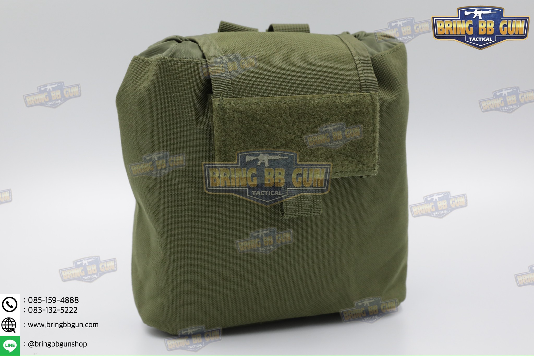 ถุงทิ้งแม็กกาซีนแบบพับได้ B01 (ถุงเก็บอุปกรณ์) (Tactical Storage Bag) (Folding Magazine Recycling Bags) (Drop Pouch) (Dump Pouch)