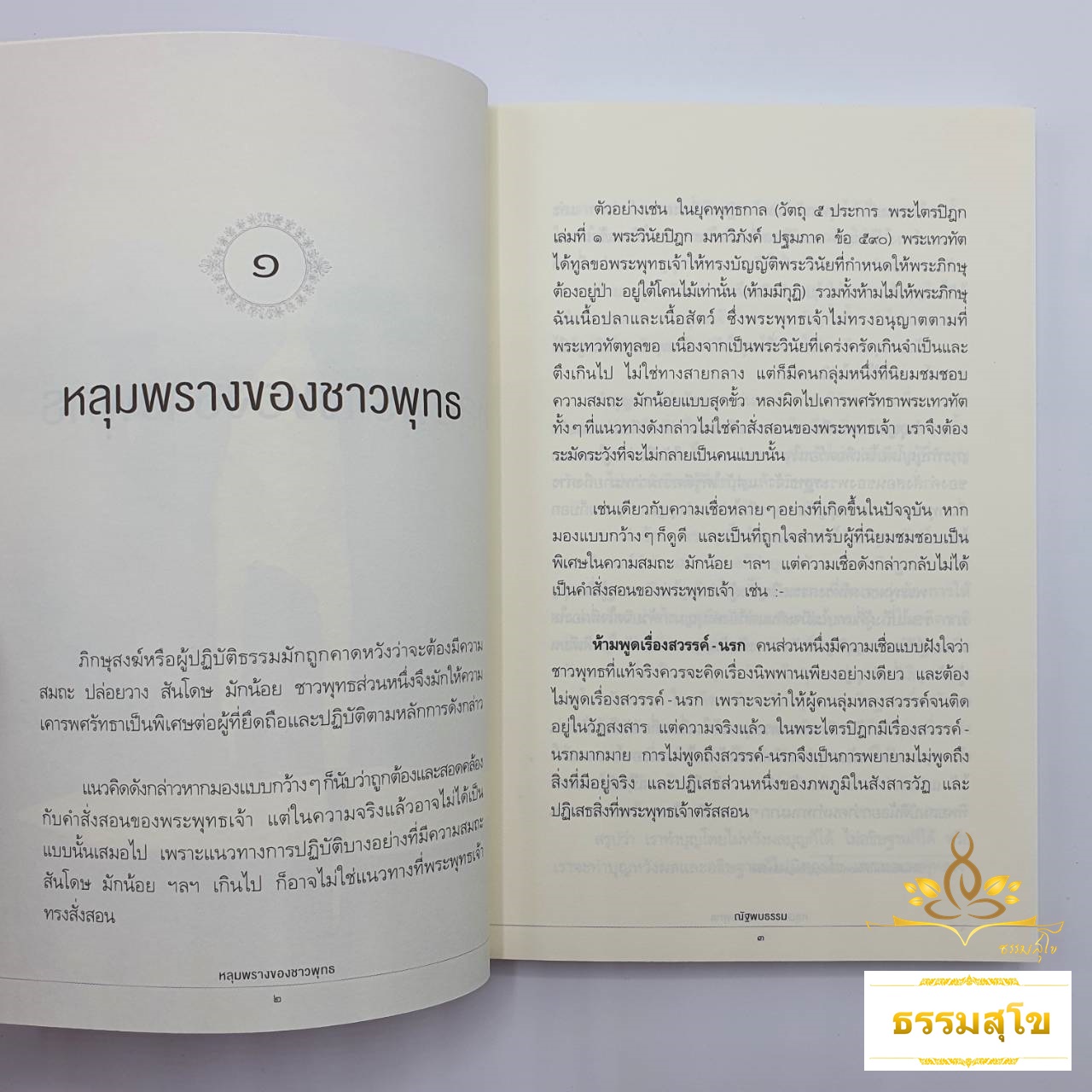 หลุมพรางของชาวพุทธ (หนังสือมีสภาพเก่า) : คุณความดีที่ทำมาทั้งชีวิต ได้บุญหรือได้บาปกันแน่