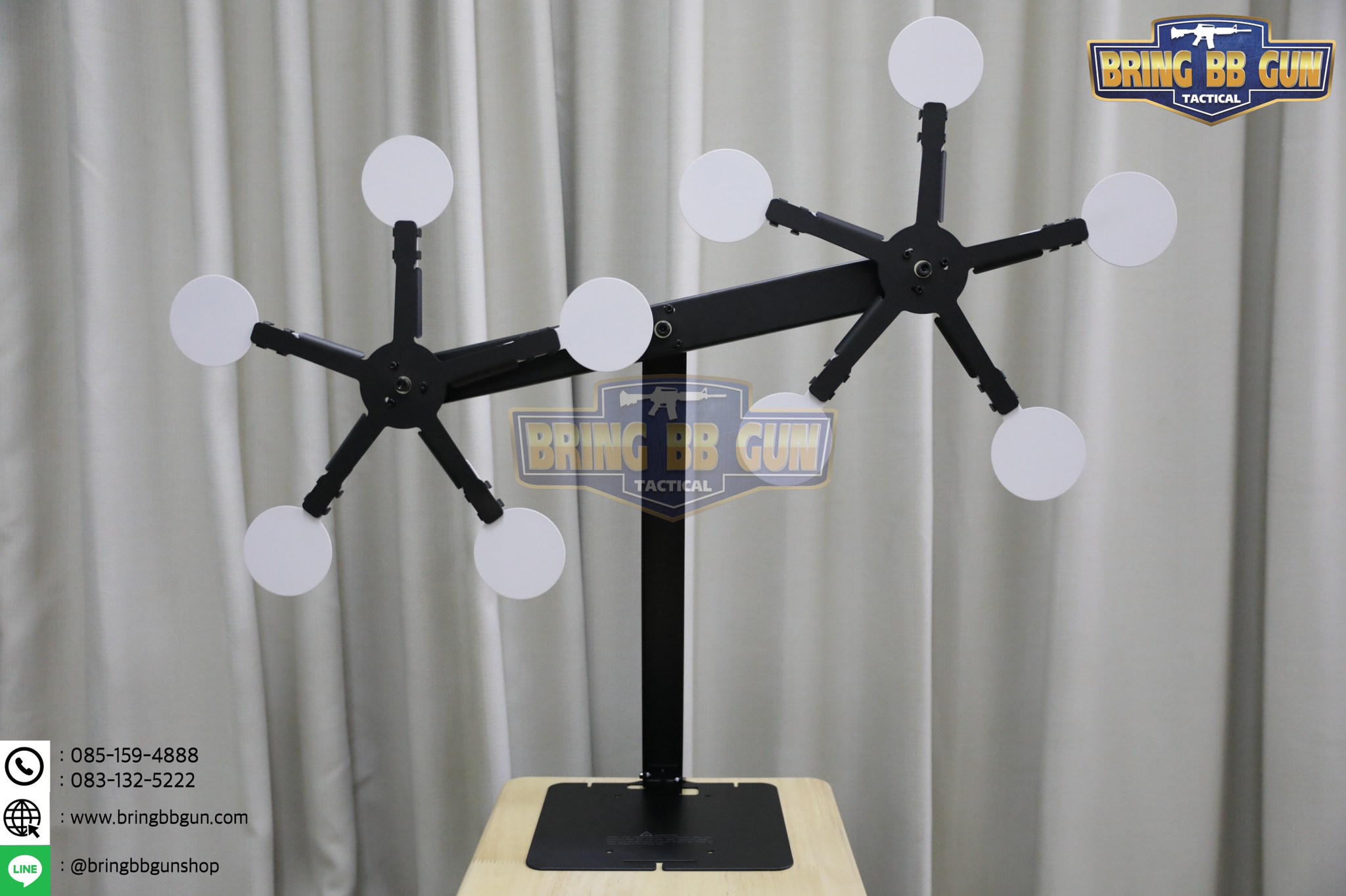 เป้าเพลทเหล็กสำหรับฝึกซ้อมยิงปืนบีบีกัน รุ่น 2XTexas Star
