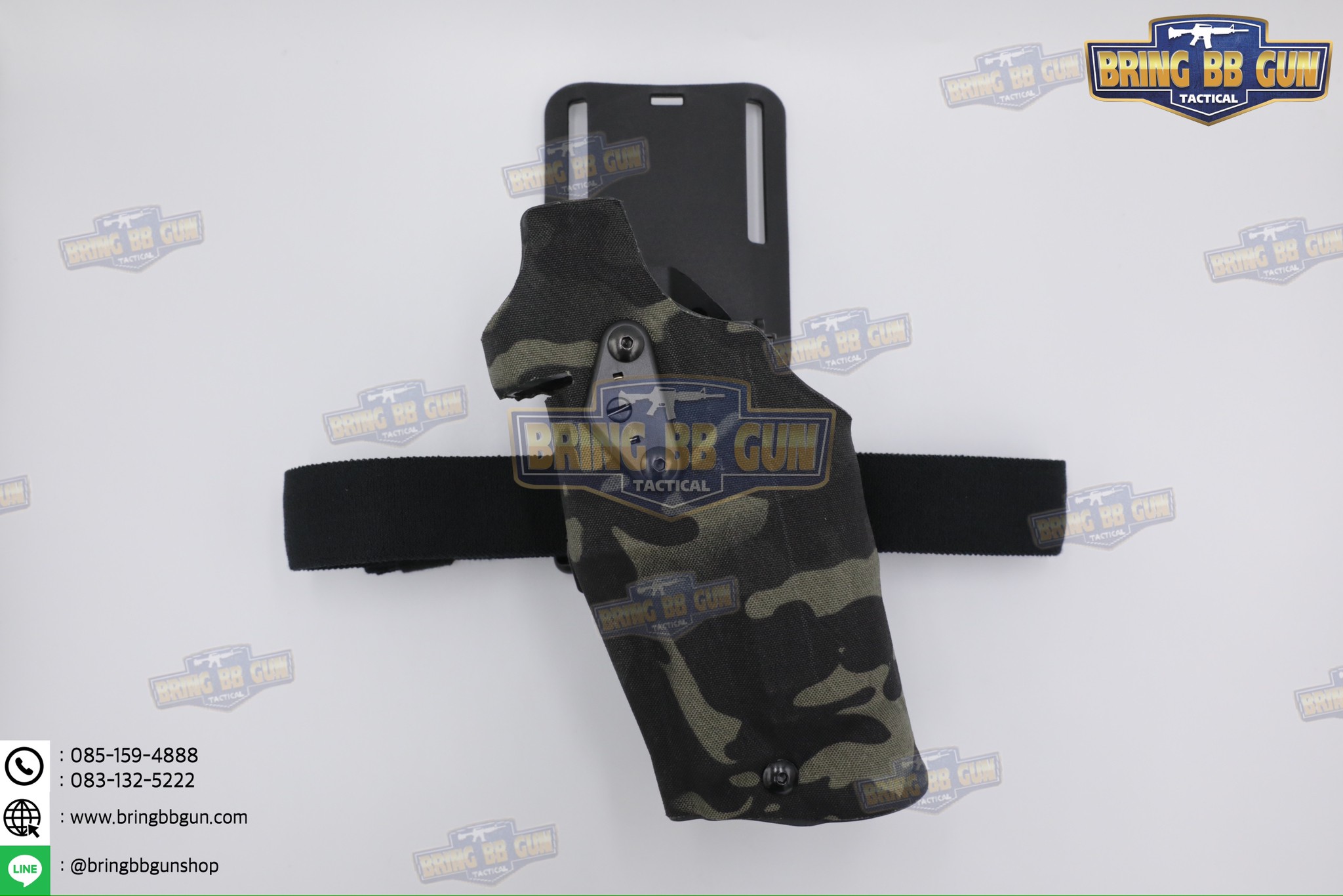 ซองปืนพกนอกปลดนิ้วโป้ง สำหรับGlock และ ไฟฉาย (Glock 17 + X300) ◾มือซ้าย◾