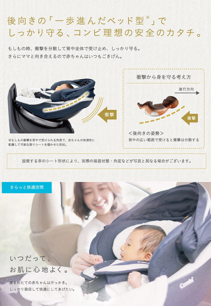 คาร์ซีทมือสอง Combi Culmove Smart ISOFIX Egg Shock