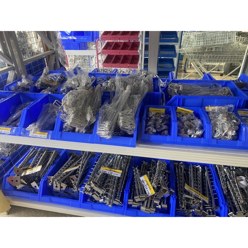 กล่องพลาสติกเกรด A 💗ไซส์จัมโบ้💗(ราคาต่อใบ พร้อมขา) กล่องอะไหล่-กล่องใส่เครื่องมืออเนกประสงค์พร้อมส่ง ขนาด X5